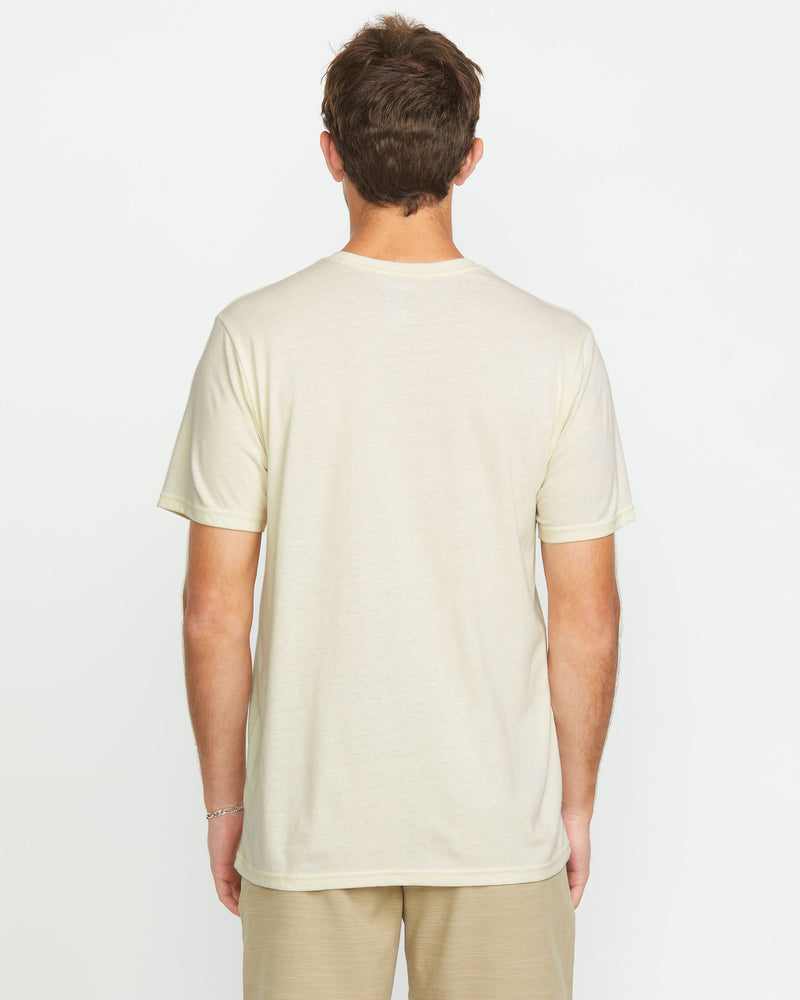 Volcom Men's Rockyrado Short Sleeve Tee Off White Heather