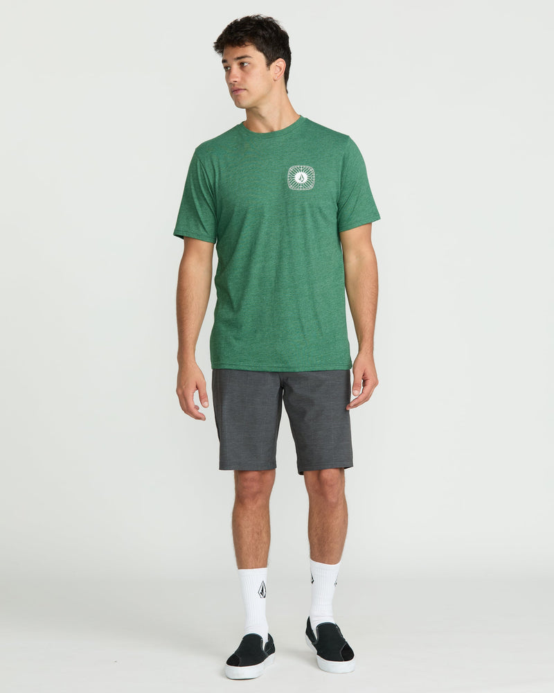 Volcom Men's Frequency Short Sleeve Tee Forest Heather