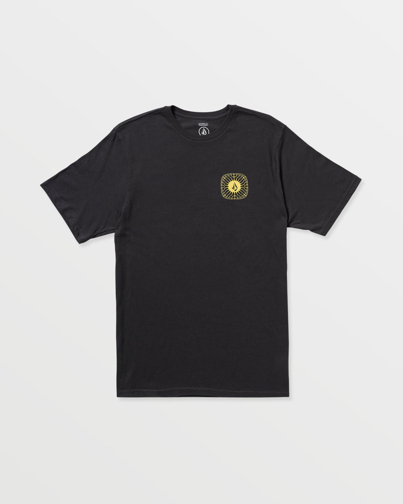 Volcom Men's Frequency Short Sleeve Tee Washed Black Heather