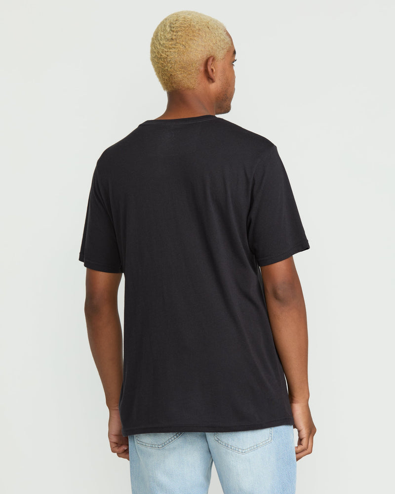Volcom Men's Polarity Short Sleeve Tee Washed Black Heather