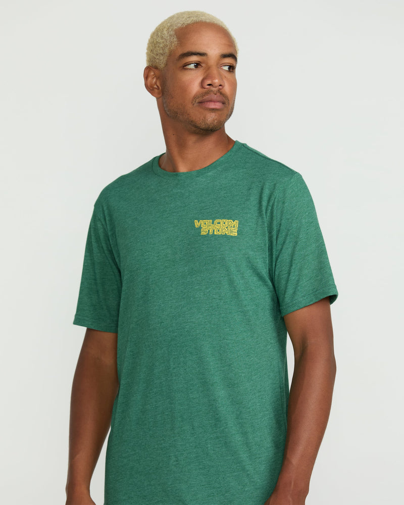 Volcom Men's Migrane Short Sleeve Tee Forest Heather
