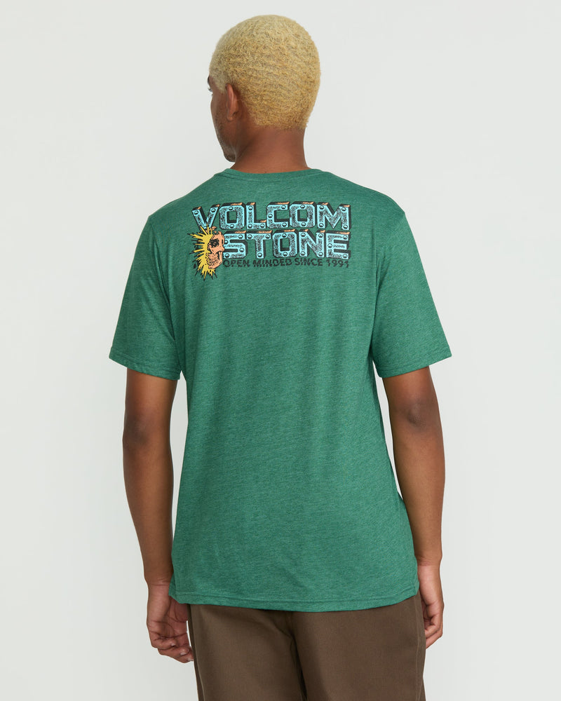 Volcom Men's Migrane Short Sleeve Tee Forest Heather
