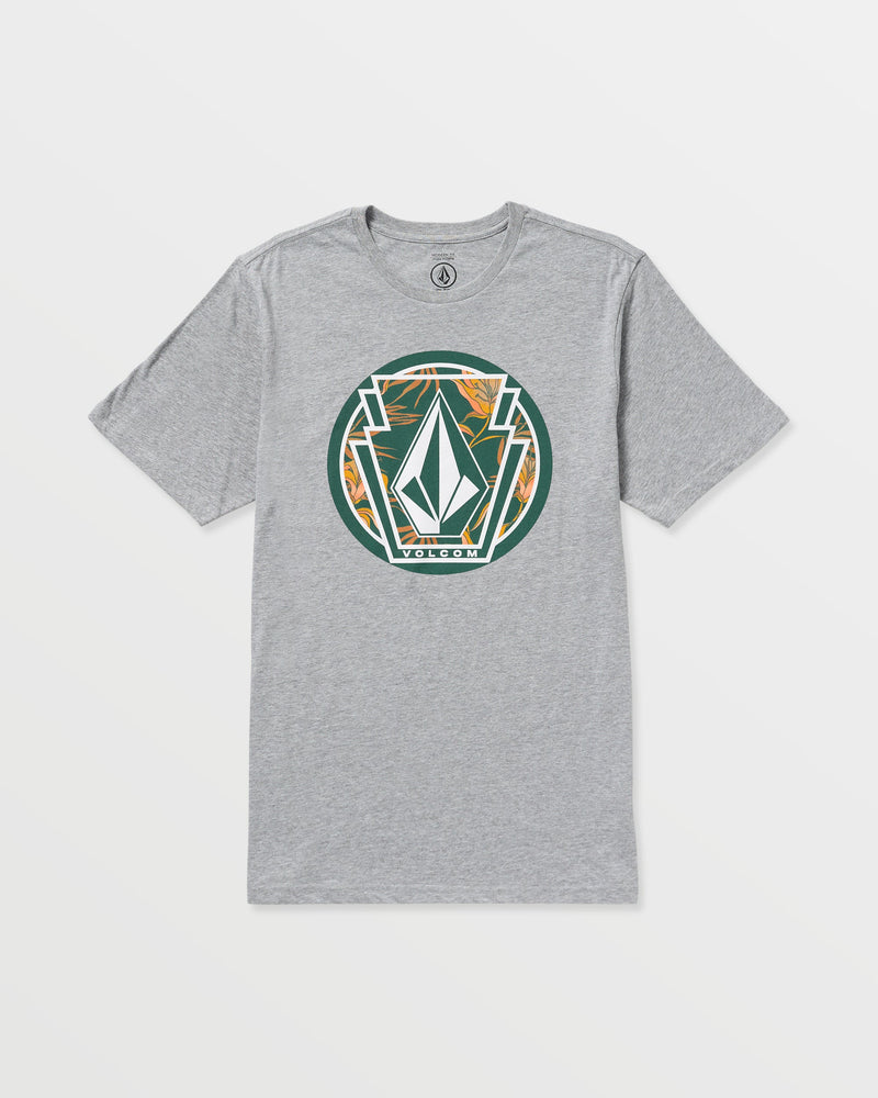 Volcom Men's Melting Short Sleeve Tee Heather Grey