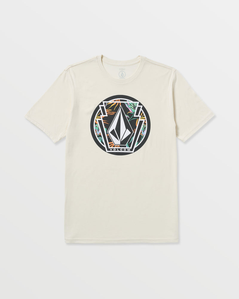 Volcom Men's Melting Short Sleeve Tee Off White Heather