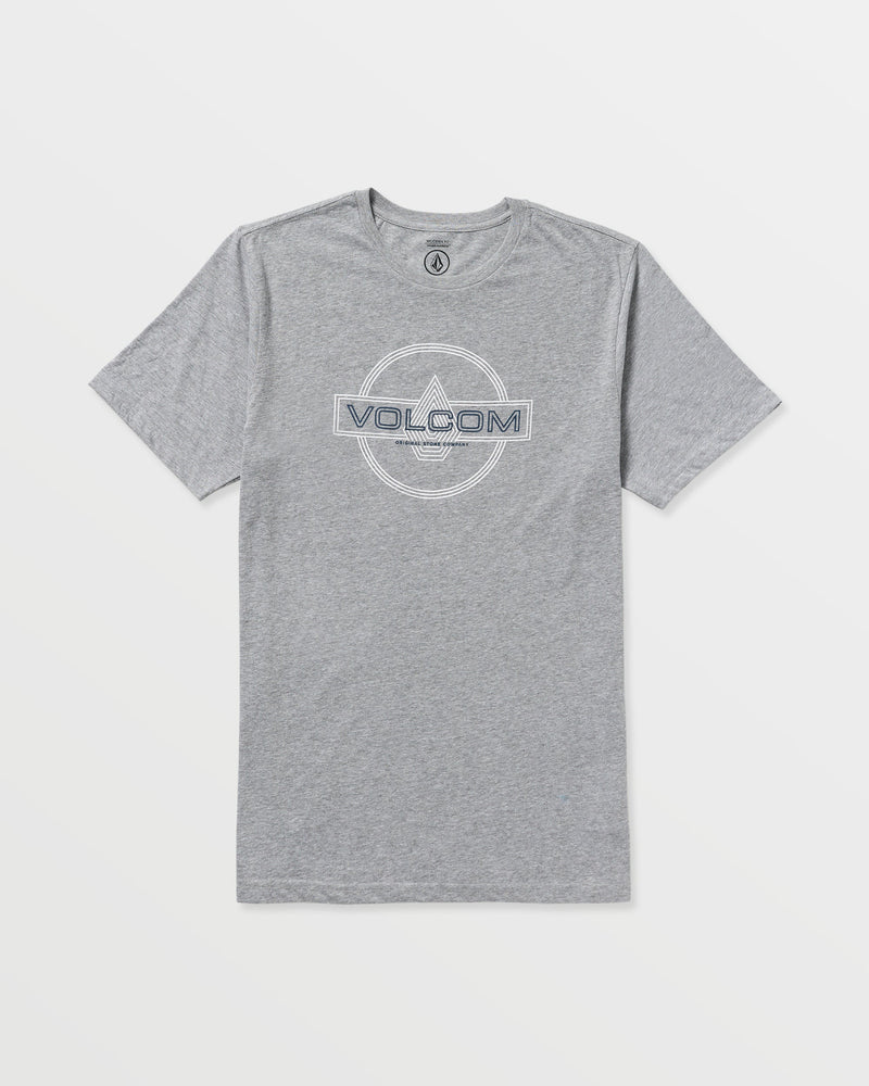 Volcom Men's Line Service Short Sleeve Tee Heather Grey