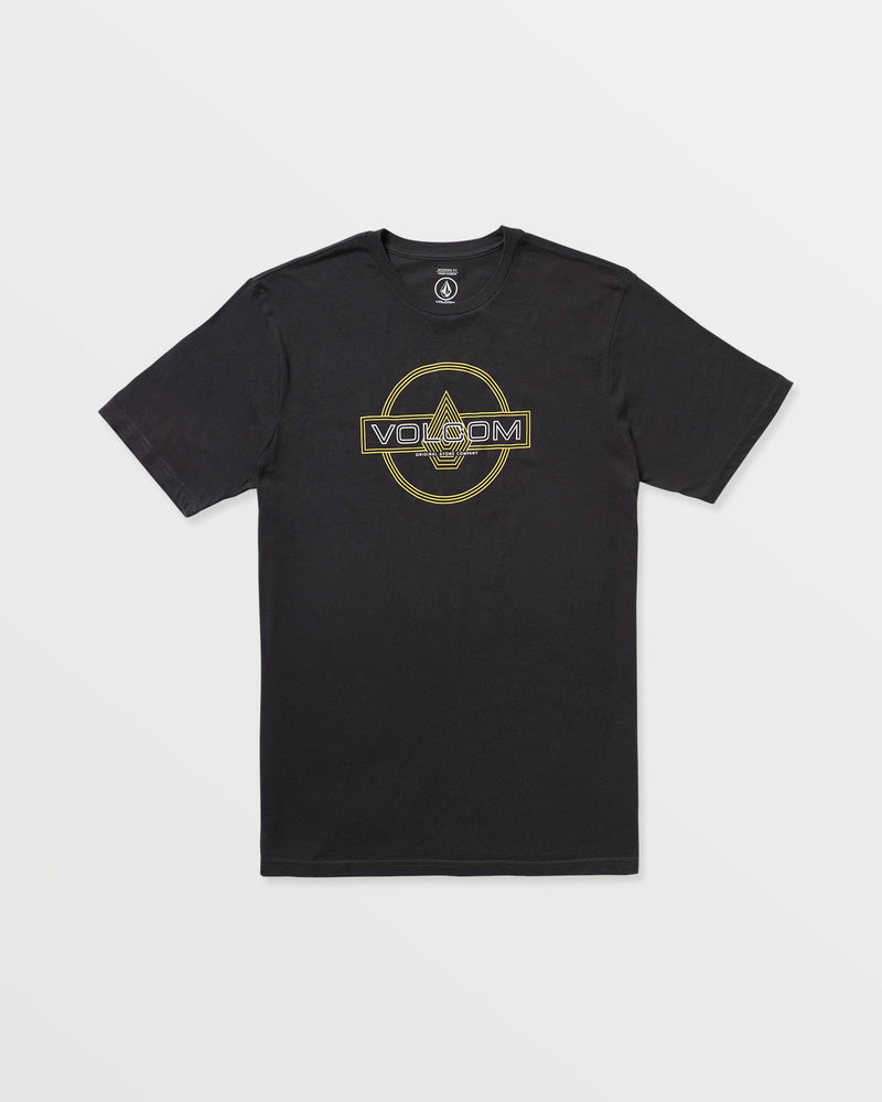 Volcom Men's Line Service Short Sleeve Tee Washed Black Heather