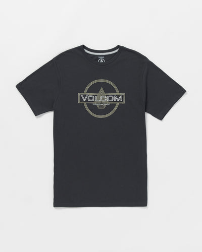 Volcom Men's Line Service Short Sleeve Tee Washed Black Heather