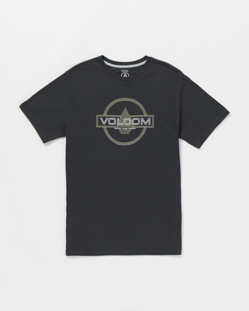 Volcom Men's Line Service Short Sleeve Tee Washed Black Heather