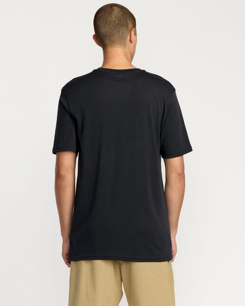 Volcom Men's Walker Short Sleeve Tee Washed Black Heather