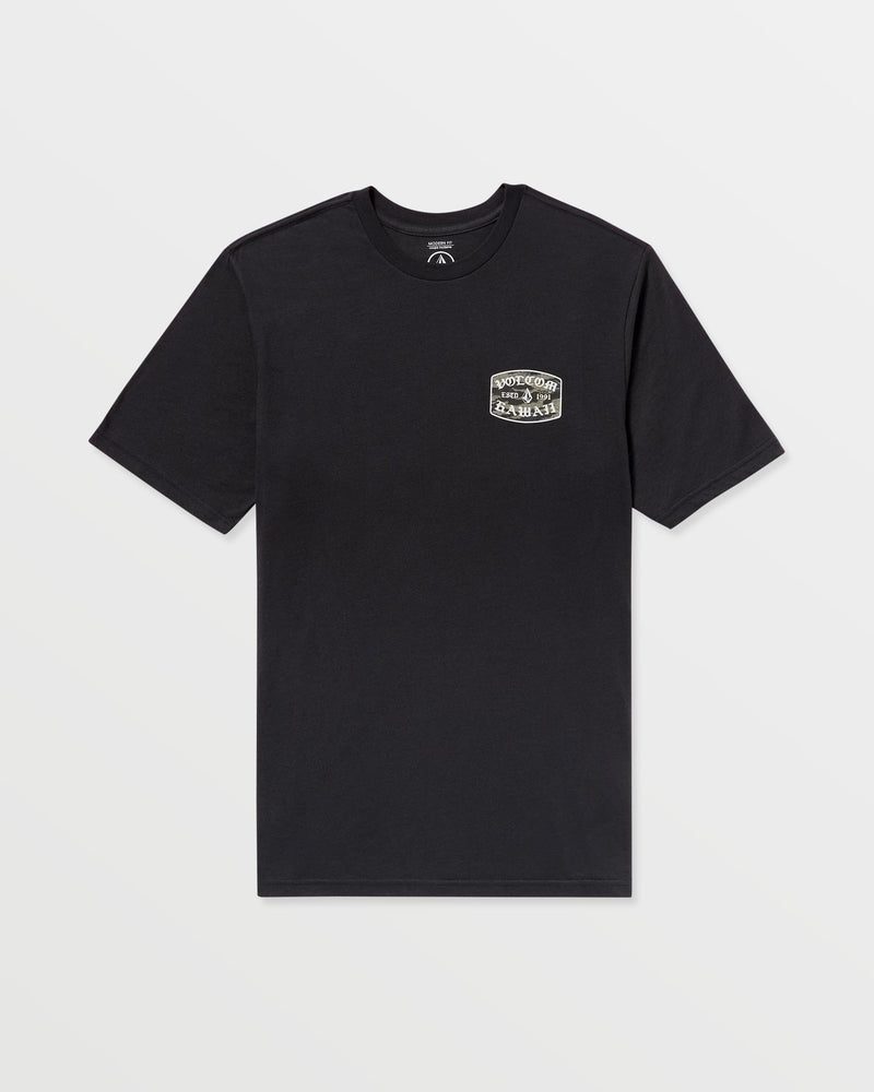 Men's Aloha Never Dies Fill Short Sleeve Tee-Washed Black Heather-Volcom
