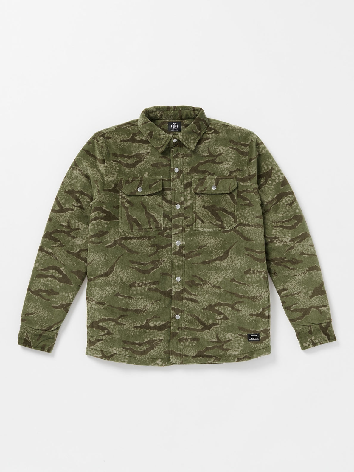 Bowered Fleece Long Sleeve Shirt - Squadron Green