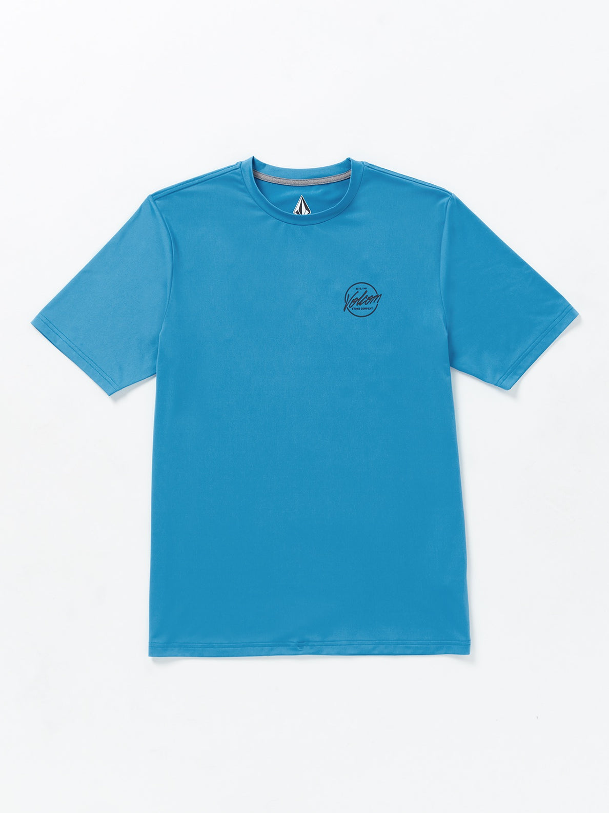 Stone Stamp Short Sleeve Shirt - Tidal Blue