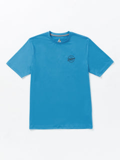Stone Stamp Short Sleeve Shirt - Tidal Blue