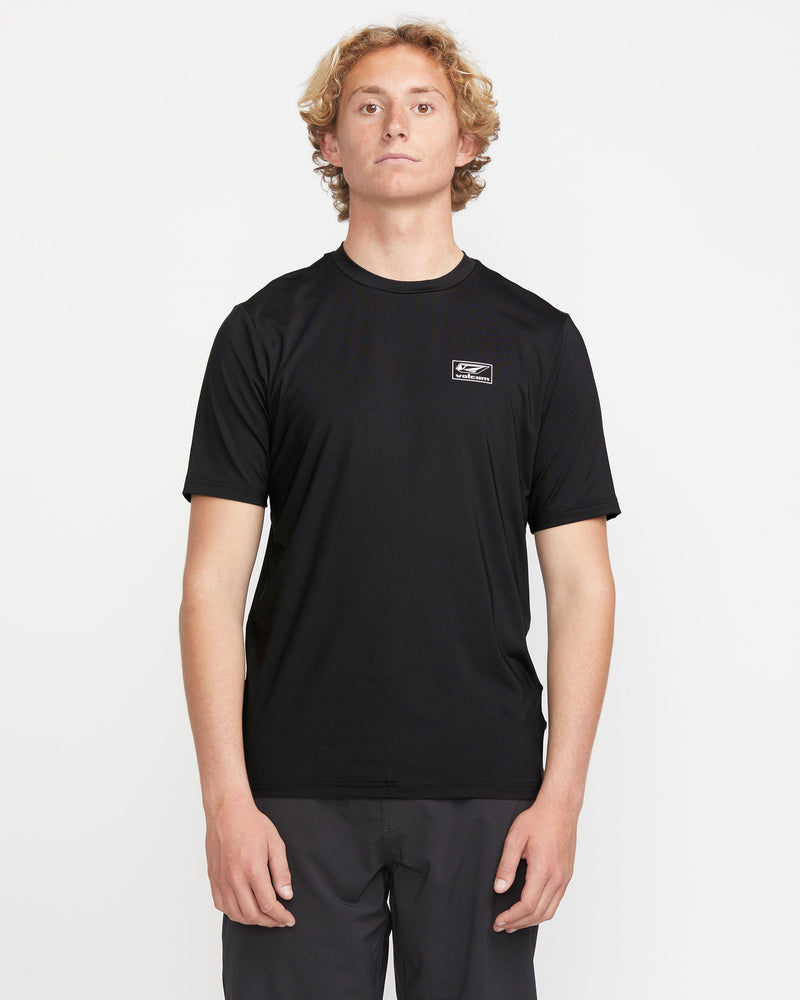 Volcom Men's Modstone Loose Short Sleeve Surf Tee Black