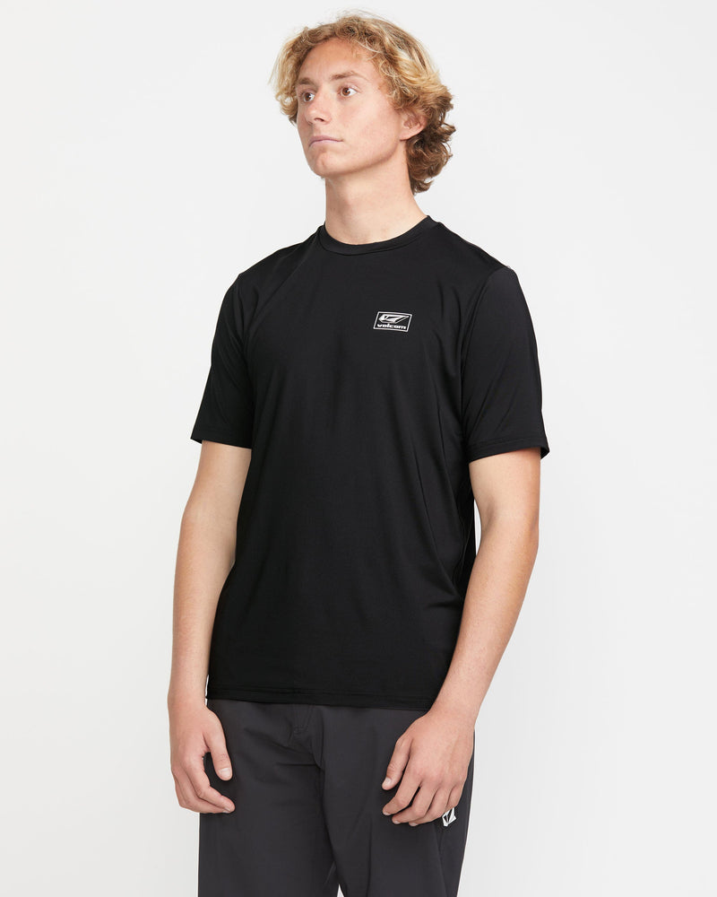 Volcom Men's Modstone Loose Short Sleeve Surf Tee Black