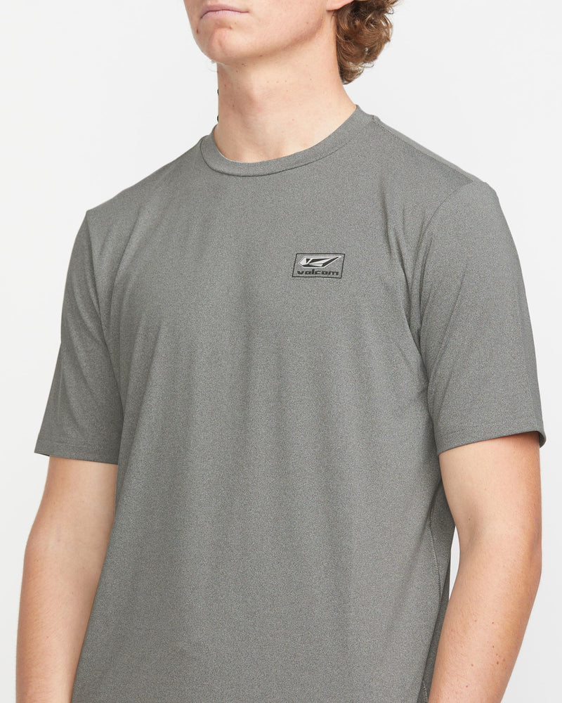 Volcom Men's Modstone Loose Short Sleeve Surf Tee Heather Grey