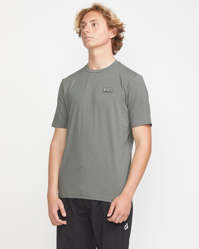 Volcom Men's Modstone Loose Short Sleeve Surf Tee Heather Grey
