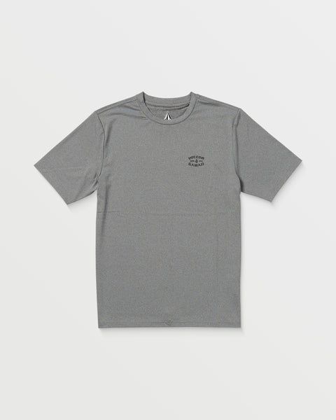 Men's Loose Short Sleeve Surf Tee-Heather Grey-Volcom