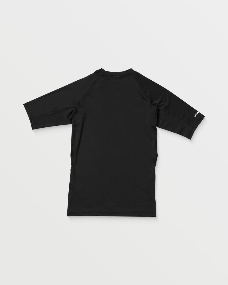 Volcom Men's True To The Islands Short Sleeve Rashguard Black
