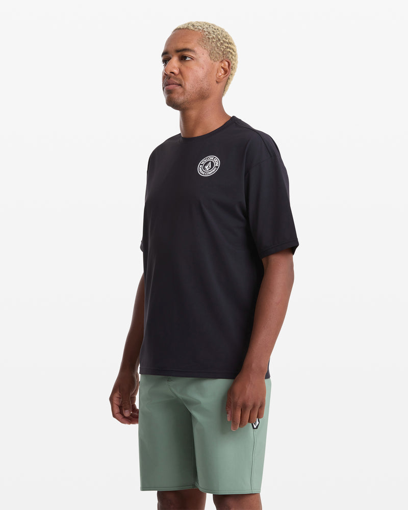 Men's Drain You Short Sleeve-Black-Volcom