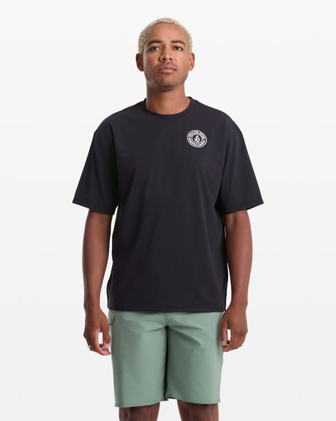 Men's Drain You Short Sleeve-Black-Volcom