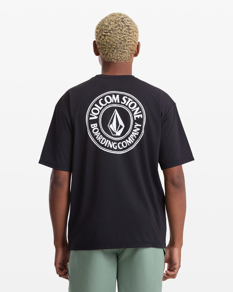 Men's Drain You Short Sleeve-Black-Volcom
