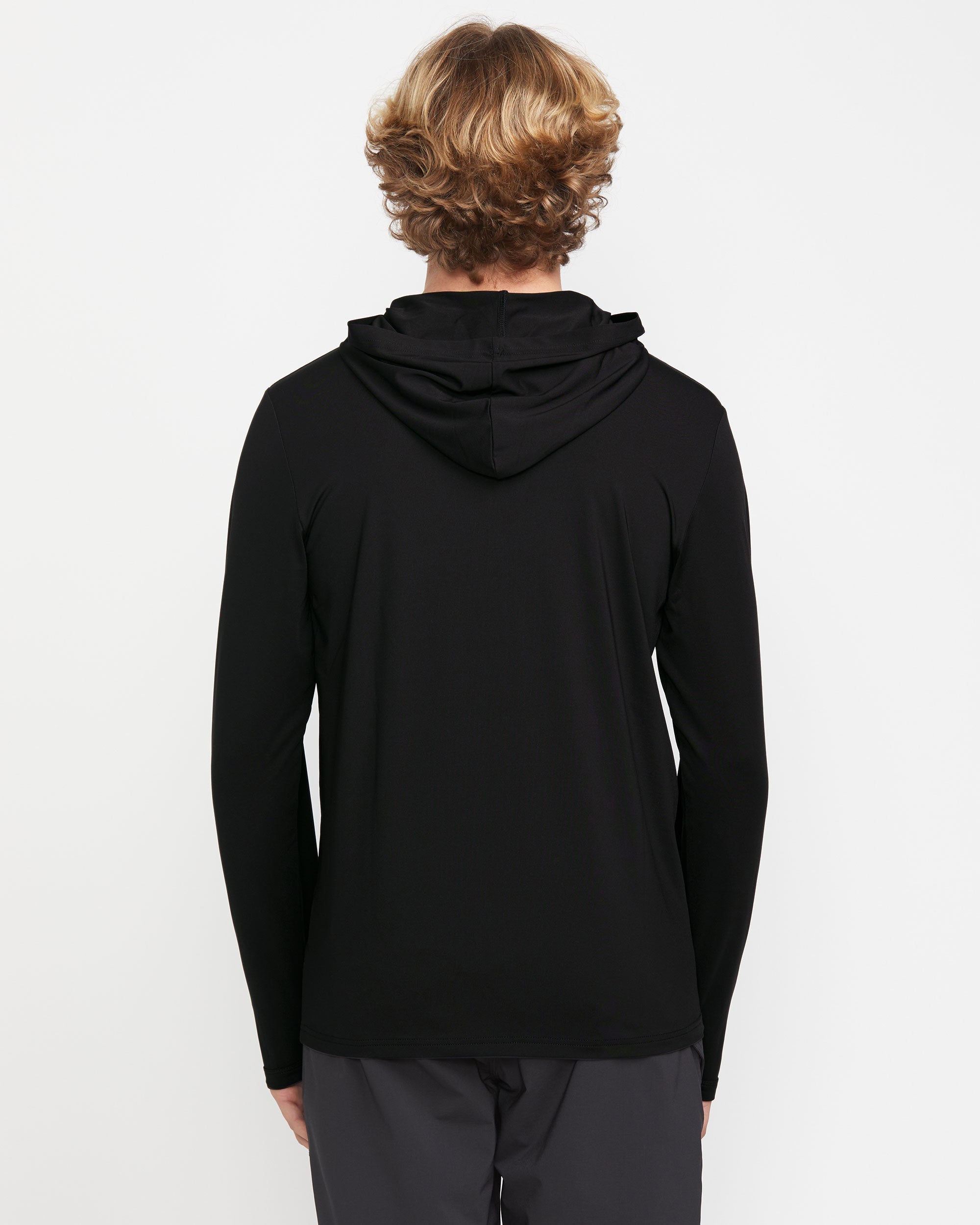 Heve クラウドブルゾン Black 黒 Men's Modstone Loose Zip Thrashguard Hoodie - Volcom