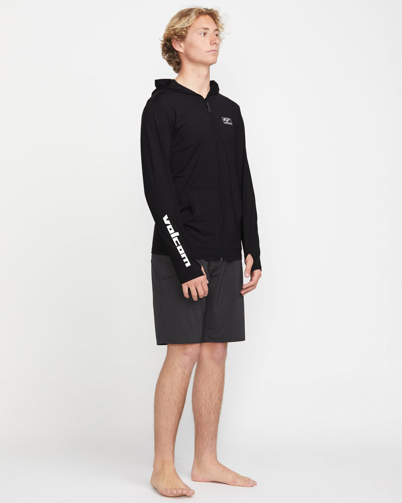 Volcom Men's Modstone Loose Zip Hoodie Black