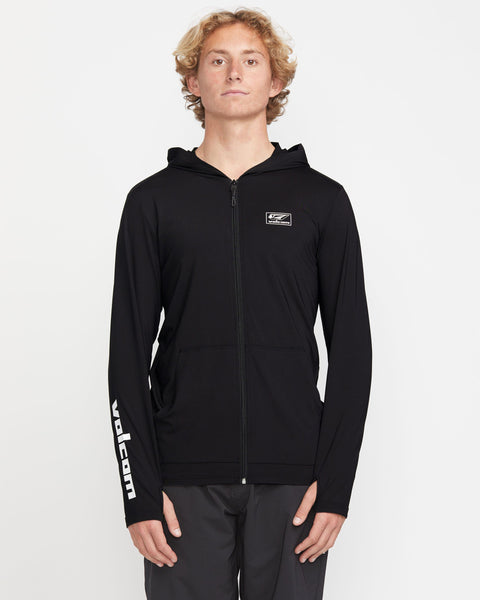 Volcom Men's Modstone Loose Zip Hoodie Black