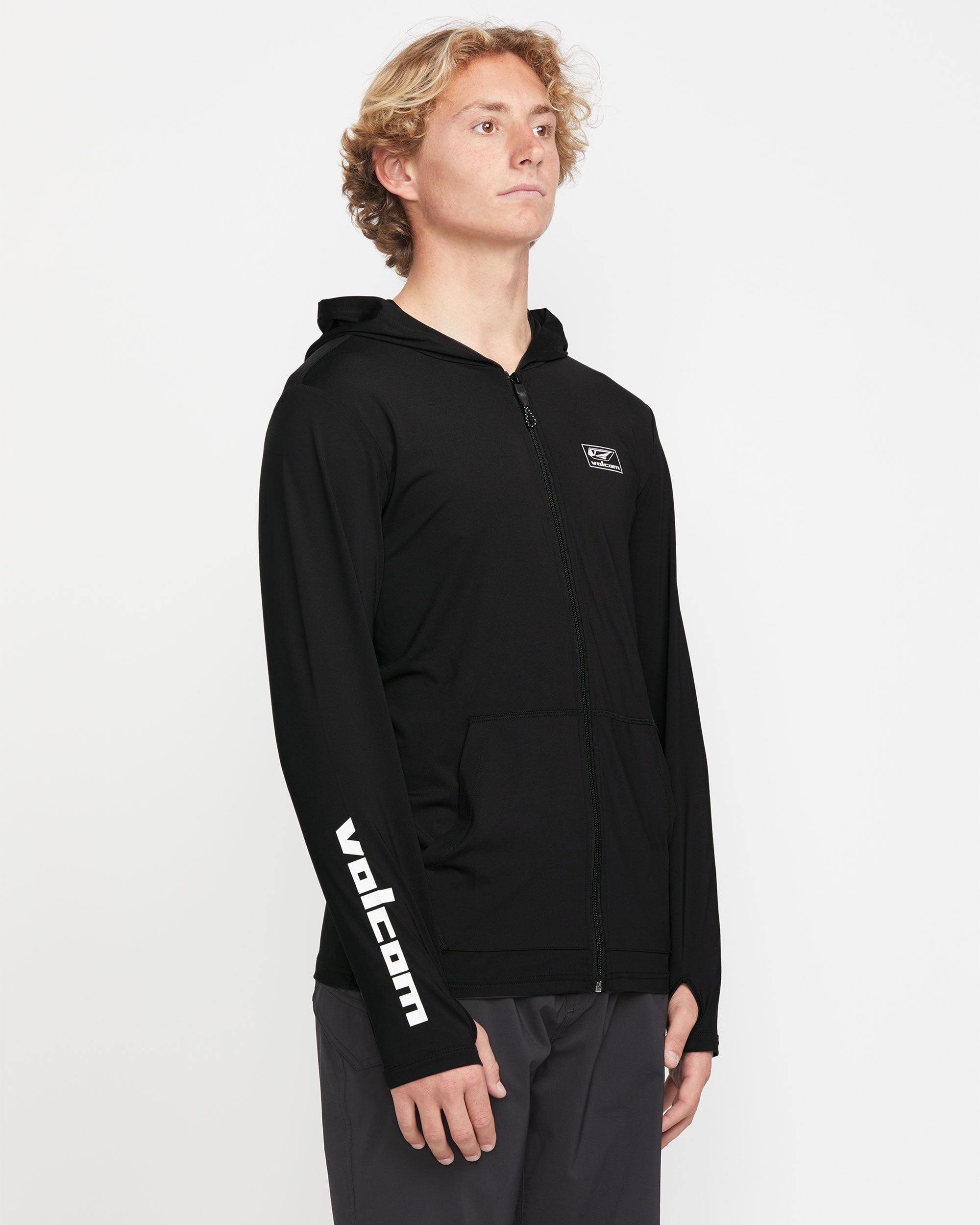 Men's Modstone Loose Zip Thrashguard Hoodie - Volcom