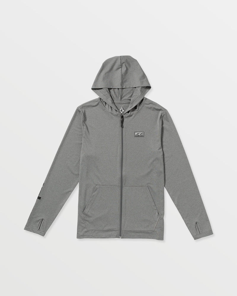 Volcom Men's Modstone Loose Zip Hood Heather Grey