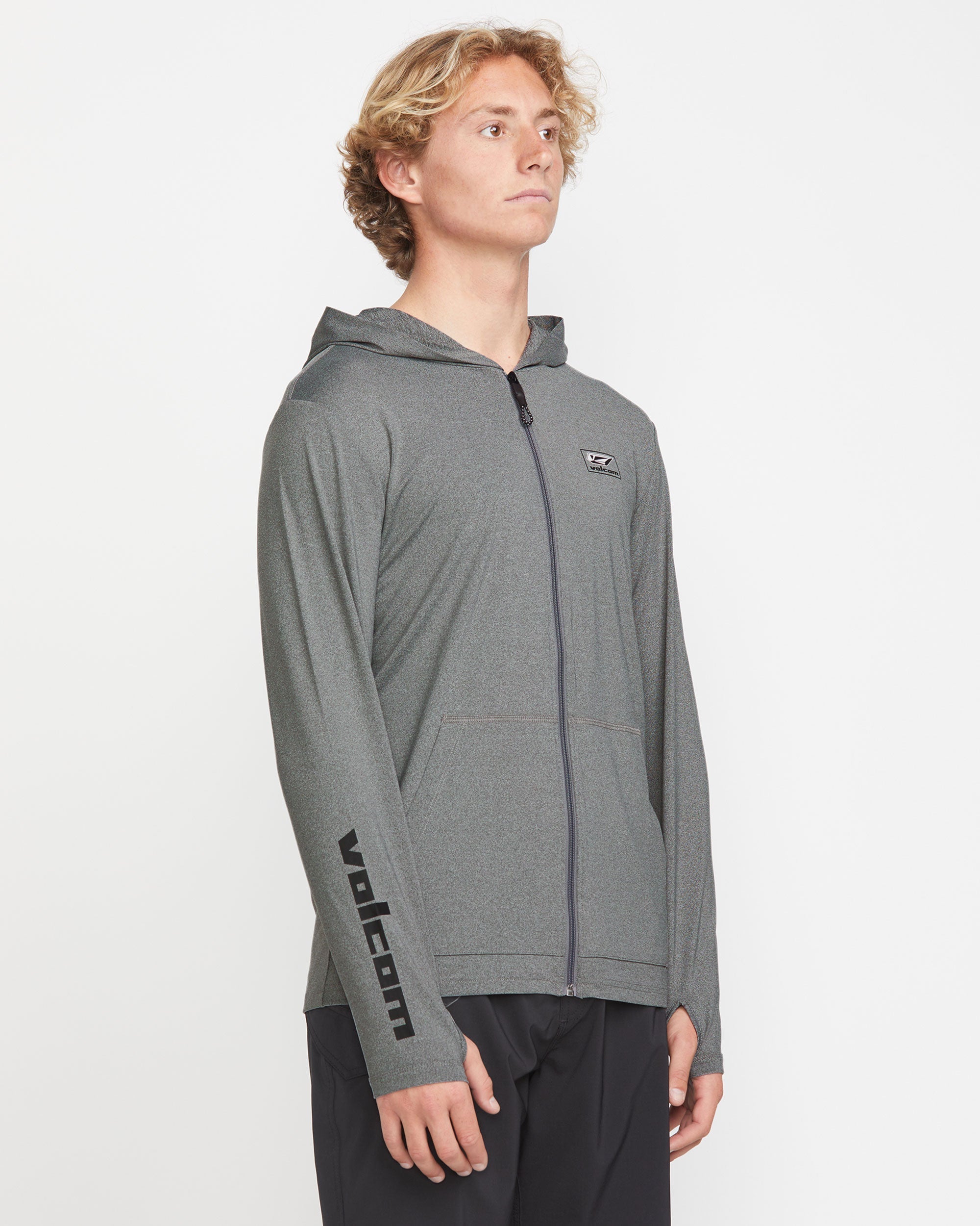 Men's Modstone Loose Zip Thrashguard Hoodie - Volcom
