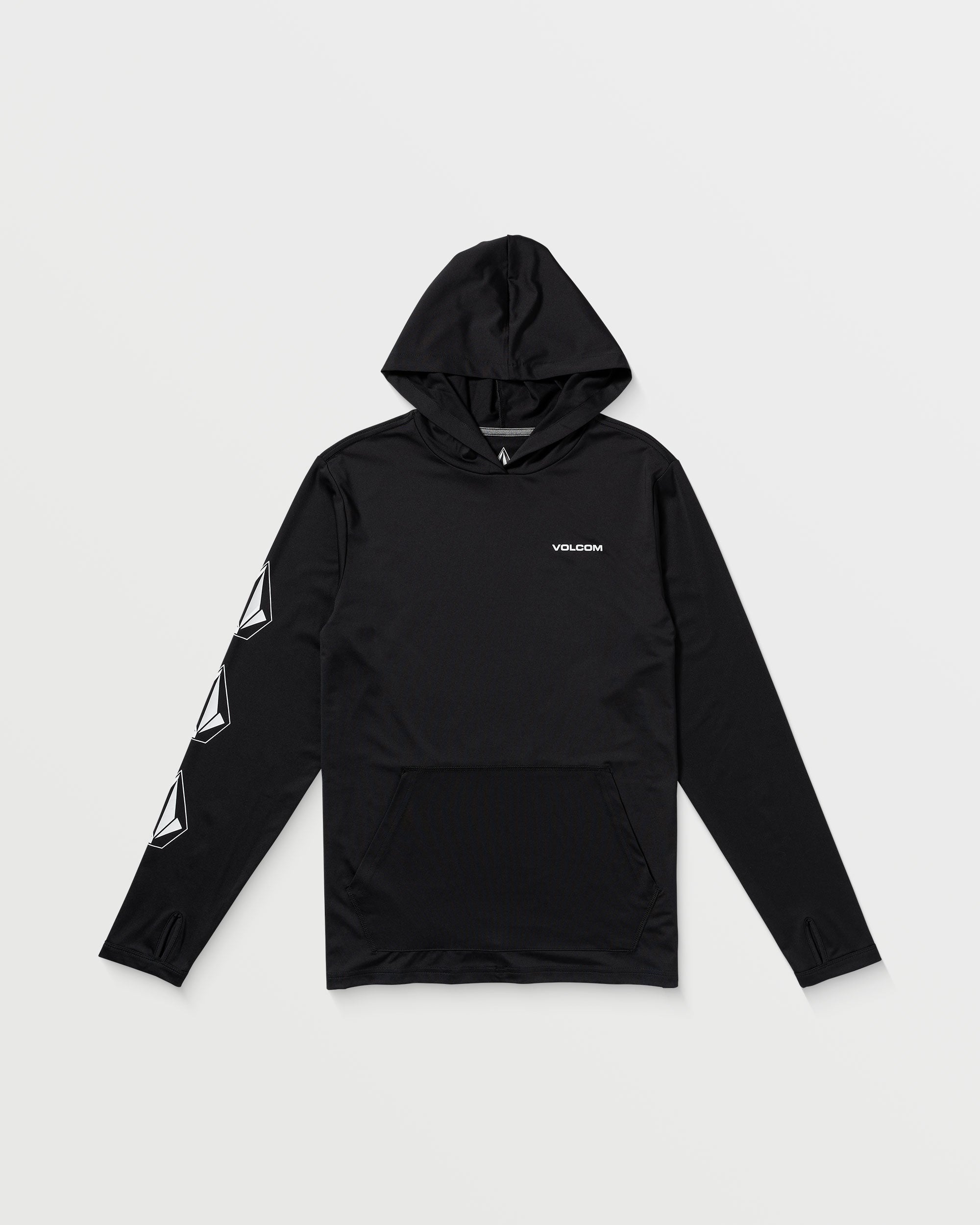 Men's Largee Iconic Hood Long Sleeve Thrashguard - Volcom