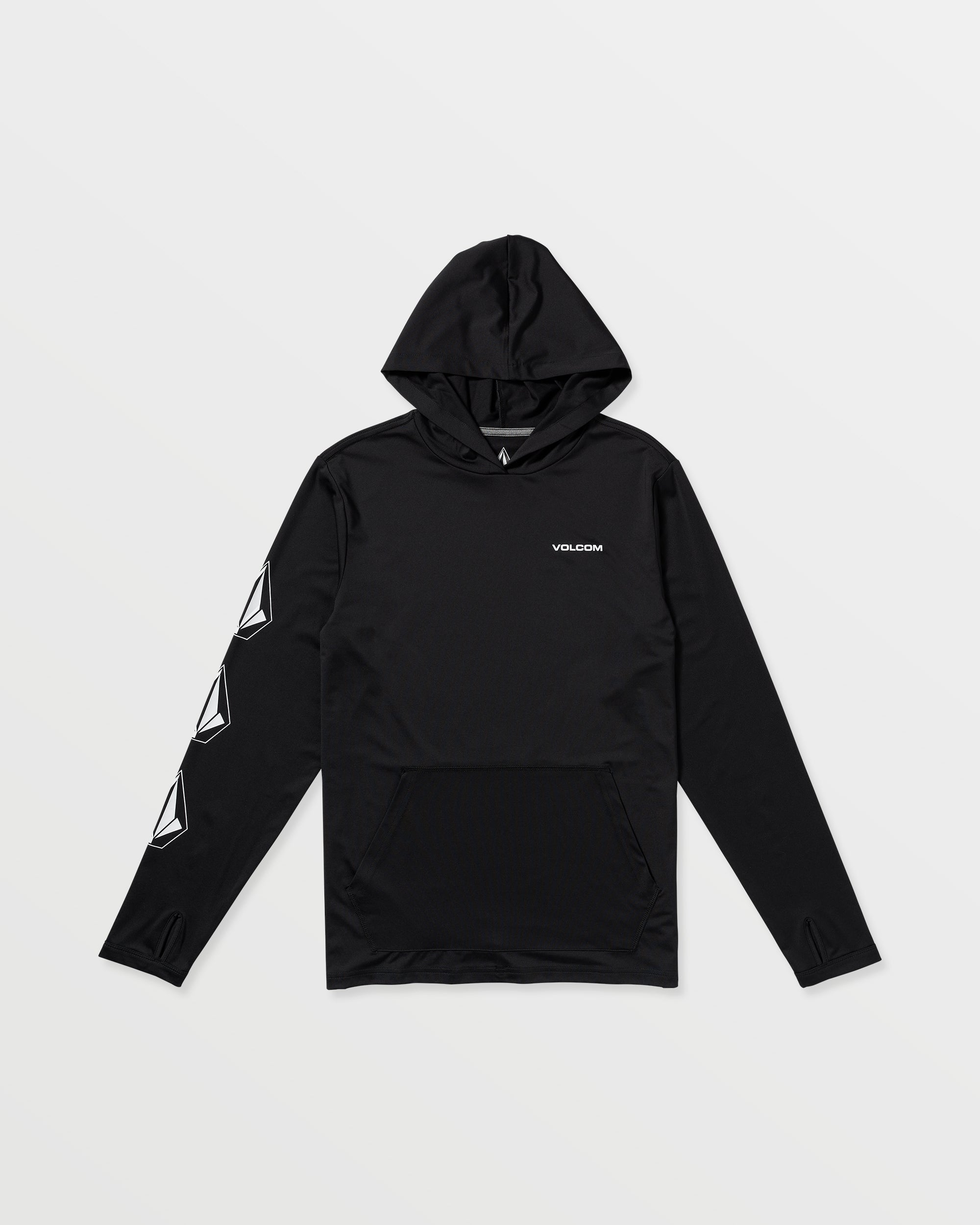 Men's Largee Iconic Hood Long Sleeve Thrashguard - Volcom