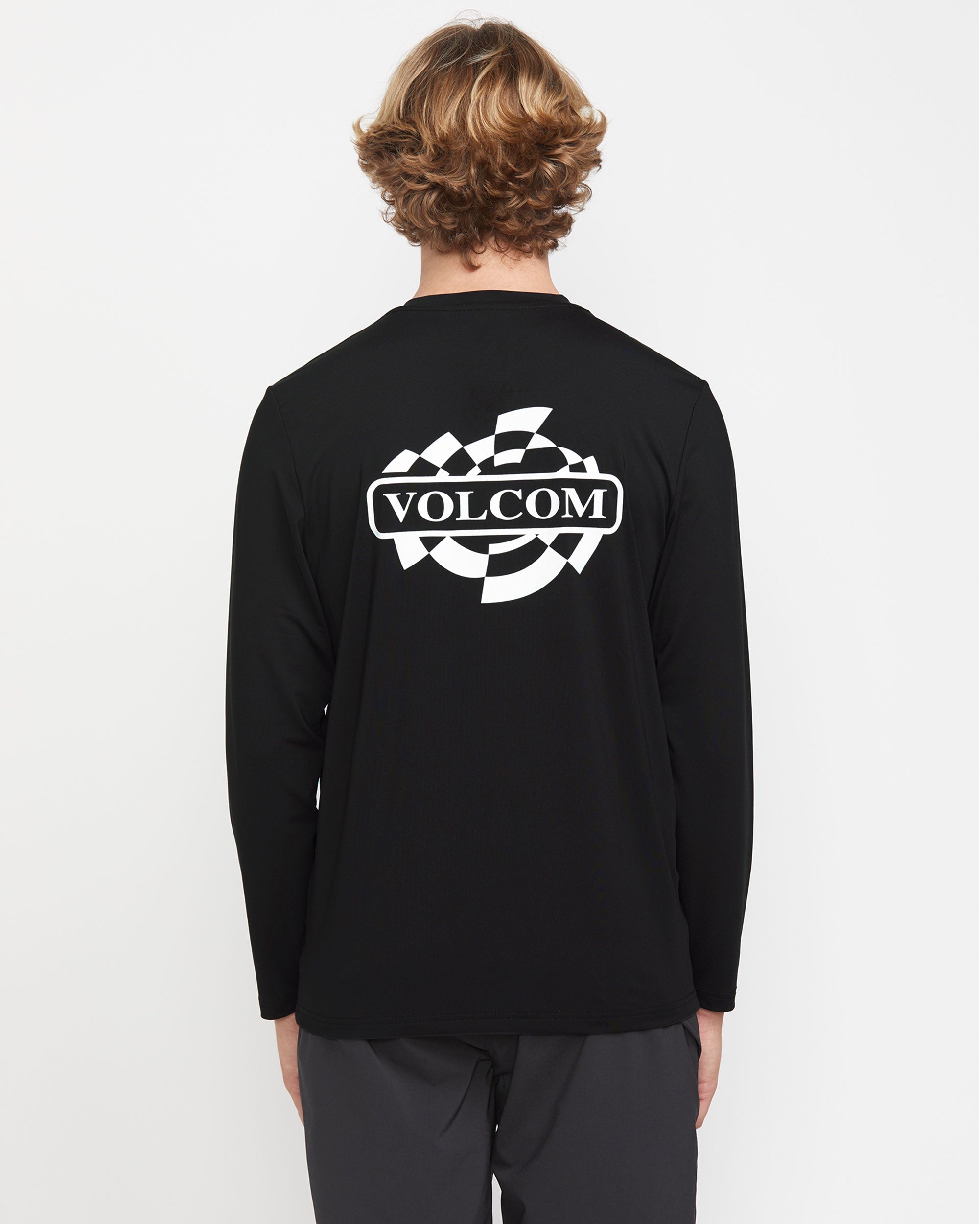 Men's Oval Track Loose Long Sleeve Surf Tee - Volcom