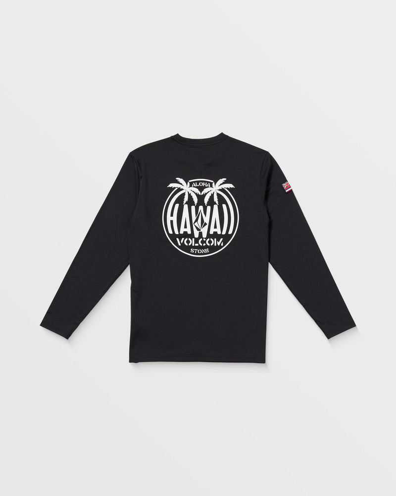 Volcom Men's Loose Long Sleeve Surf Tee Black