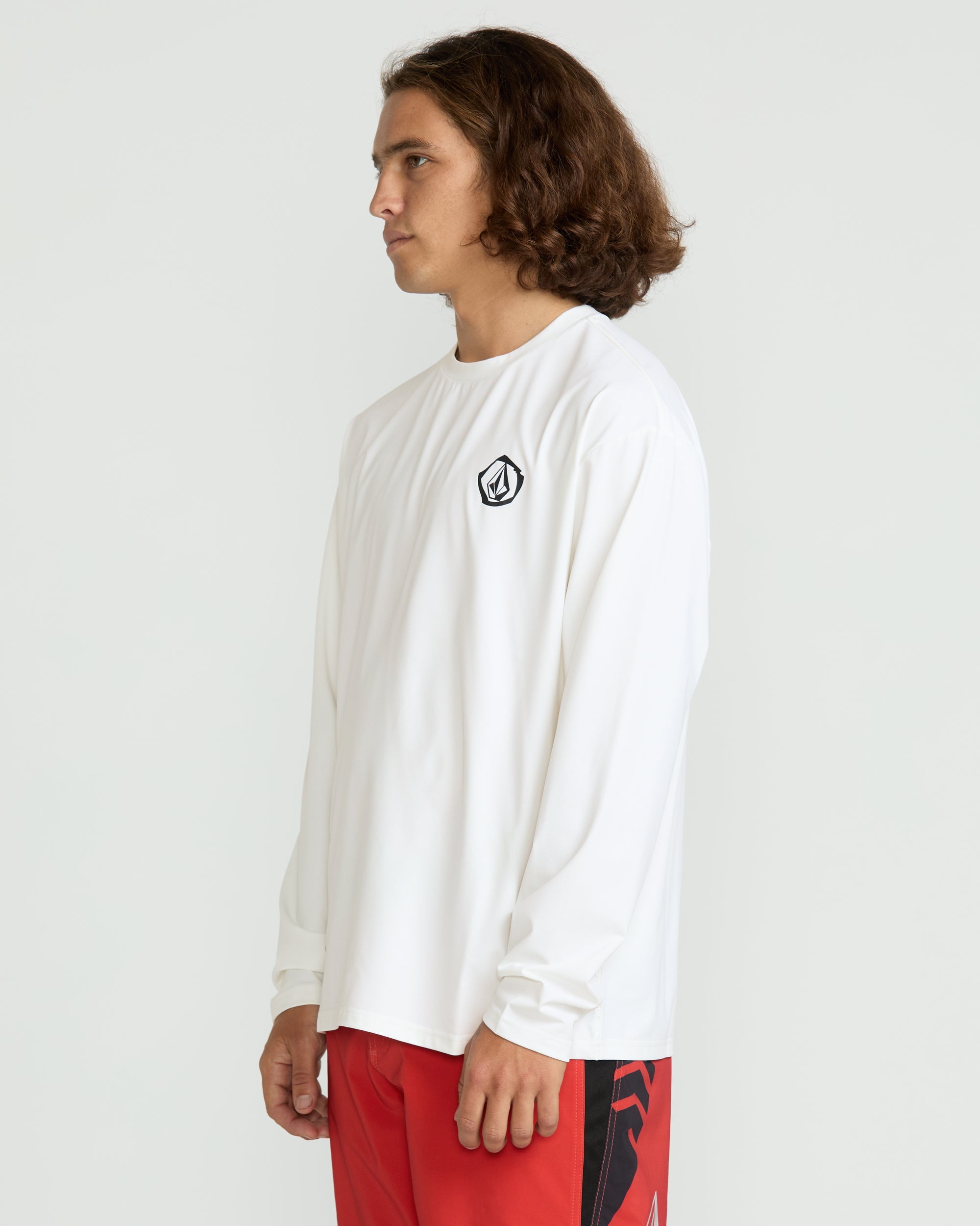 Men's Wavvyyy Surf Long Sleeve Thrashguard - Volcom