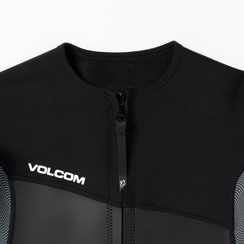 Volcom Men's 1.5MM Modulator Full-Zip Full-Length Jacket Black