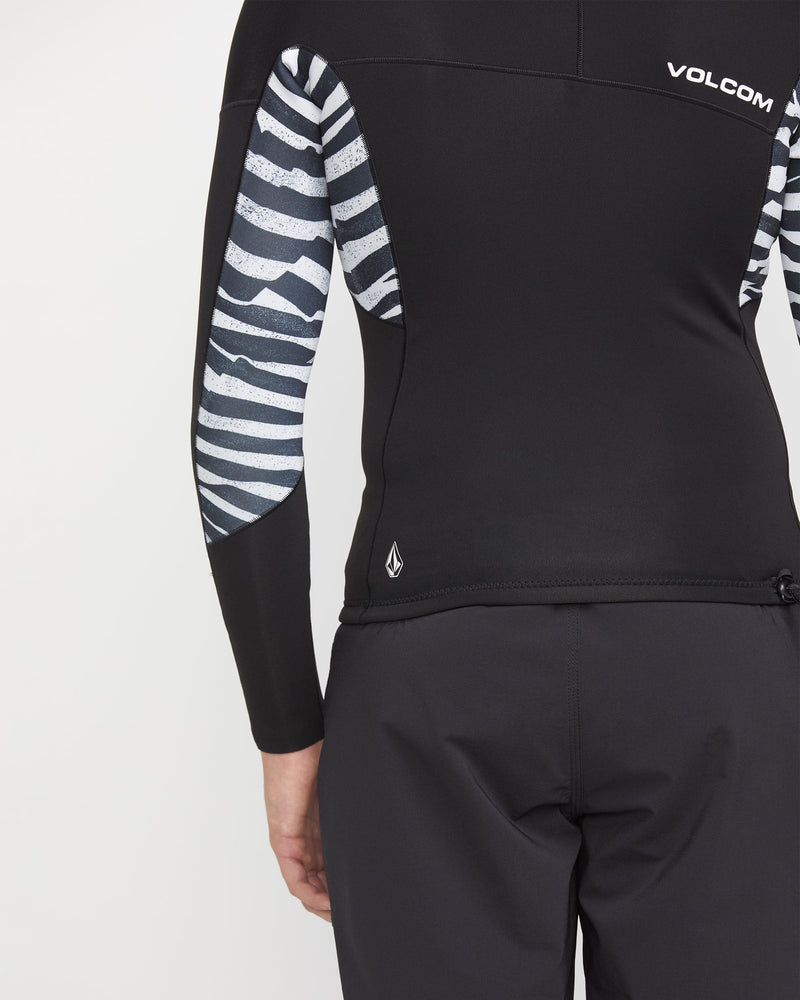 Men's 1.5MM Deadly Stone Pull Over Jacket-Black-Volcom