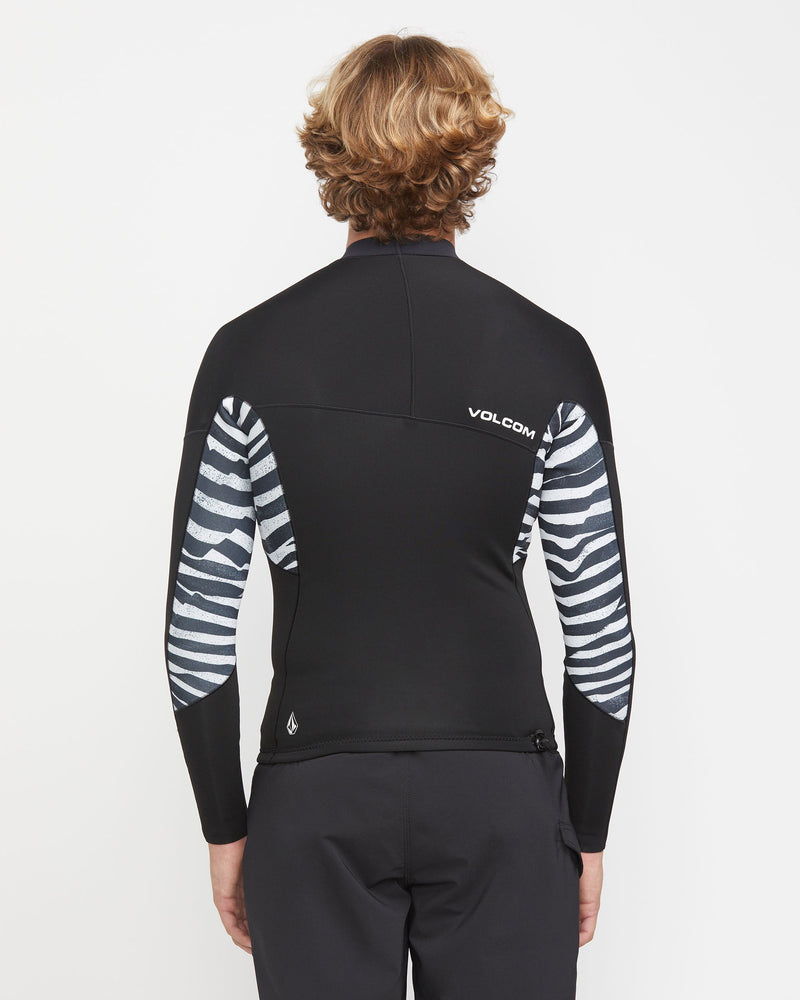 Men's 1.5MM Deadly Stone Pull Over Jacket-Black-Volcom