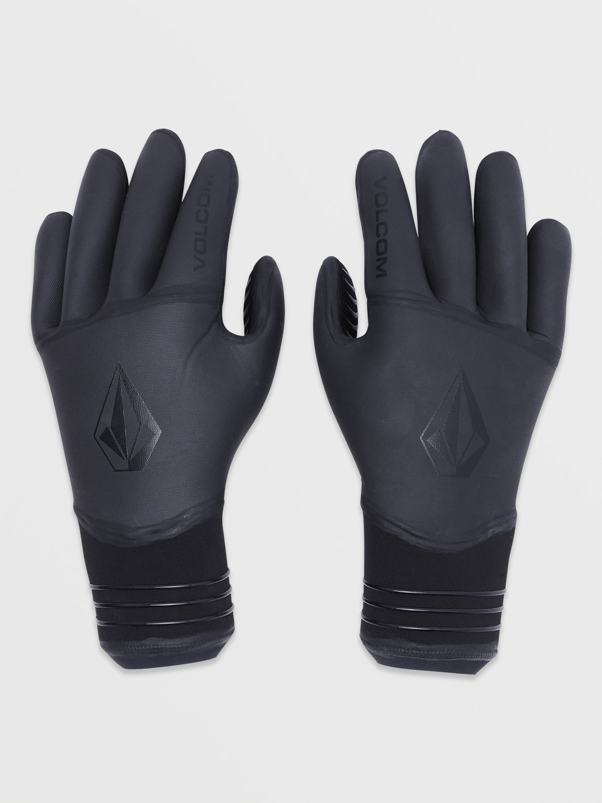 3mm 5 Finger Gloves - Black