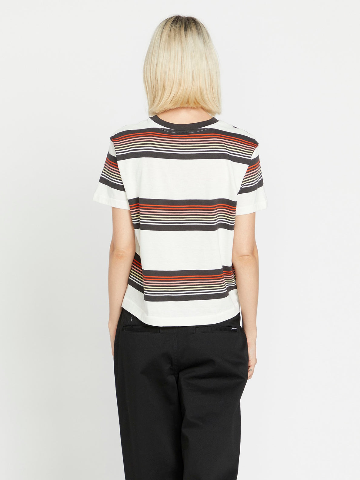 Halite Stripe Short Sleeve Shirt - Firecracker