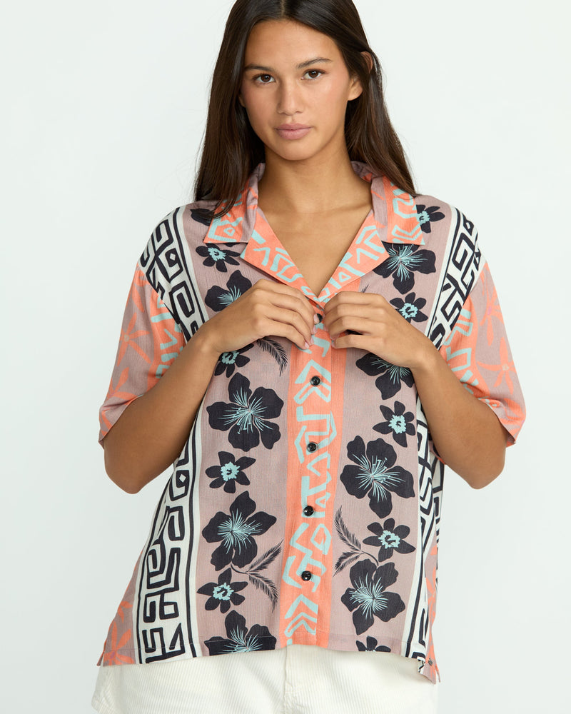 Volcom Women's Funtastical Shirt Multi