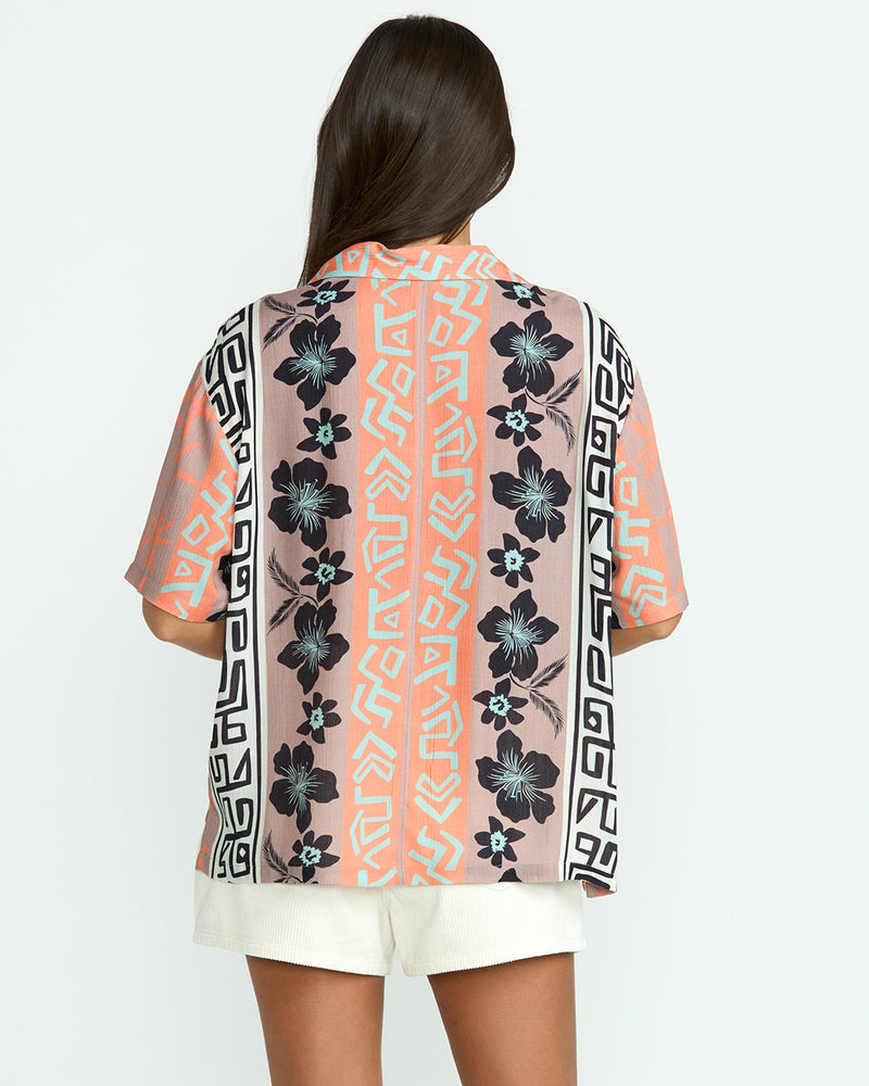 Volcom Women's Funtastical Shirt Multi