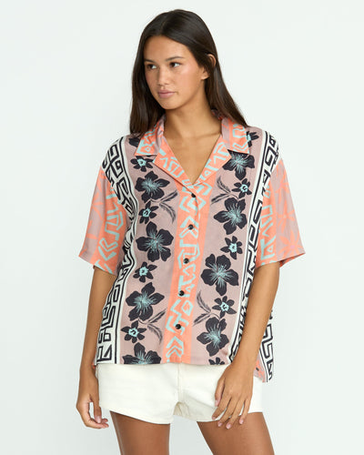 Volcom Women's Funtastical Shirt Multi