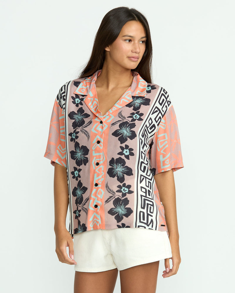 Volcom Women's Funtastical Shirt Multi