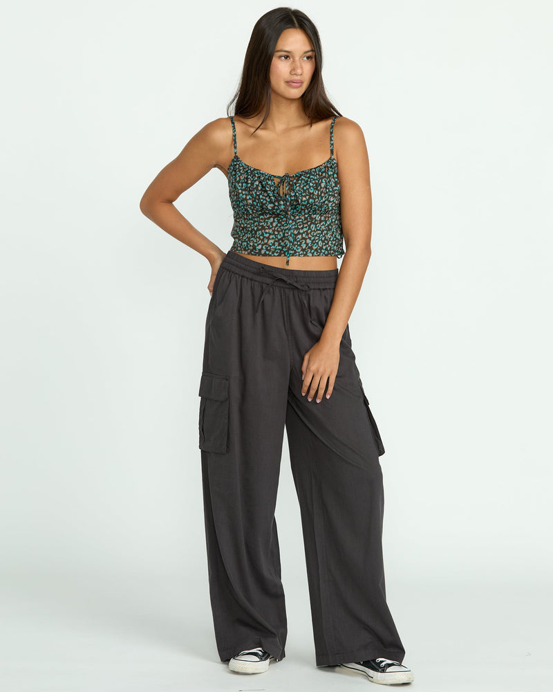 Volcom Women's Here Kitty Cami Multi