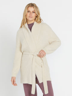 Lived in Lounge Cozy Wrap Cardigan - Cream