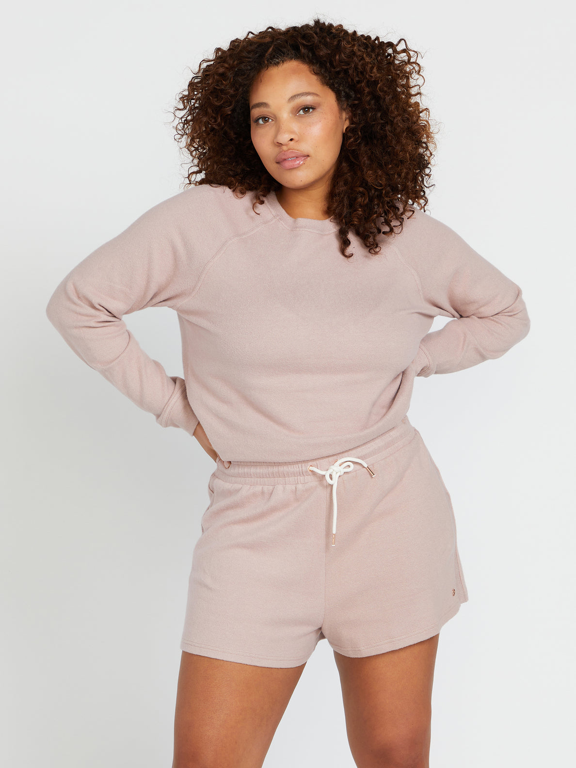 Lived in Lounge Fleece Shorts - Winter Orchid