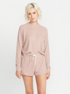 Lived in Lounge Fleece Shorts - Winter Orchid
